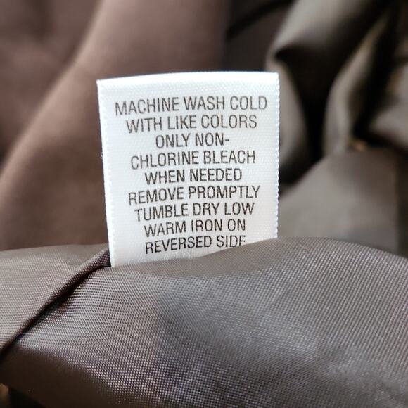 Studio Works Womens Chocolate Brown Blazer Jacket Size 14 Buckle Western Neutral - Picture 9 of 10